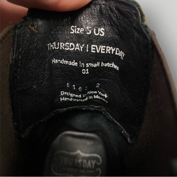 THURSDAY DUCHESS Chelsea Boots in Glazed Ginger Sz 5 - Picture 10 of 13